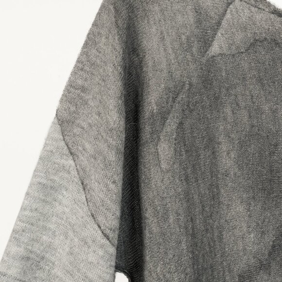 Crea Concept AW/17 Marled-Grey Watercolour Sharkbite-Hem Sweater - Picture 5 of 10